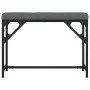 Banco de comedor acero y tela gris oscuro 62x32x45 cm de , Bancos de comedor y cocina - Ref: Foro24-835219, Precio: 40,85 €, ...