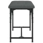 Banco de comedor acero y tela gris oscuro 62x32x45 cm de , Bancos de comedor y cocina - Ref: Foro24-835219, Precio: 41,41 €, ...