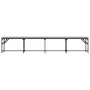 Steel and light gray fabric dining bench 248x32x45 cm by , Dining and kitchen benches - Ref: Foro24-835227, Price: 96,40 €, D...