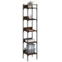 Librería de 5 estantes madera roble marrón 35x30x174 cm de , Librerías y estanterías - Ref: Foro24-838857, Precio: 53,55 €, D...