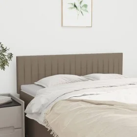 Headboards 2 units taupe gray fabric 72x5x78/88 cm by , Headboards and footboards - Ref: Foro24-346246, Price: 59,01 €, Disco...