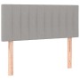 Cabecero con luces LED de tela gris claro 80x5x78/88 cm de , Cabeceros y pies de cama - Ref: Foro24-3121824, Precio: 36,53 €,...