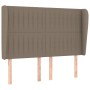 Cama box spring con colchón tela gris taupe 140x200 cm de , Camas y somieres - Ref: Foro24-3128129, Precio: 554,66 €, Descuen...