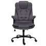 Silla de oficina de terciopelo gris oscuro en Sillas de oficina | Comprar online en Foru.es
