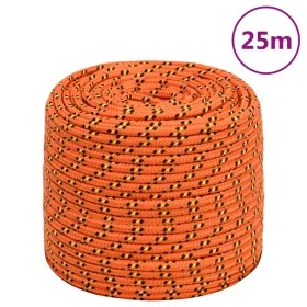 Cuerda de barco polipropileno naranja 10 mm 25 m de , Sogas y cuerdas metálicas - Ref: Foro24-152665, Precio: 16,13 €, Descue...