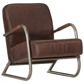 Brauner Sessel aus echtem Leder von , Sessel - Ref: Foro24-359632, Preis: 253,89 €, Rabatt: %