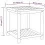 Mesa auxiliar de madera maciza de acacia 45x45x45 cm de vidaXL, Mesas de centro - Ref: Foro24-44128, Precio: 57,12 €, Descuen...