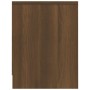 Mesita de noche madera contrachapada roble marrón 40x30x40 cm de vidaXL, Mesitas de noche - Ref: Foro24-815409, Precio: 42,25...