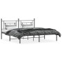 Estructura de cama con cabecero metal negro 183x213 cm de , Camas y somieres - Ref: Foro24-374344, Precio: 105,97 €, Descuent...