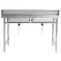 Fregadero de cocina con doble seno acero inoxidable de vidaXL, Fregaderos - Ref: Foro24-144291, Precio: 239,48 €, Descuento: %