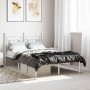 Estructura de cama de metal con cabecero blanca 120x200 cm de , Camas y somieres - Ref: Foro24-374386, Precio: 87,82 €, Descu...