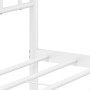 Estructura cama metal con cabecero y pie cama blanca 107x203 cm de , Camas y somieres - Ref: Foro24-374402, Precio: 85,79 €, ...