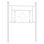 Cabecero de metal blanco 75 cm de , Cabeceros y pies de cama - Ref: Foro24-374414, Precio: 28,47 €, Descuento: %