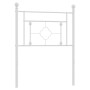 Cabecero de metal blanco 75 cm de , Cabeceros y pies de cama - Ref: Foro24-374414, Precio: 28,47 €, Descuento: %