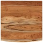 Estante pared cuadrado madera de acacia borde vivo 40x40x2,5 cm de , Estantes y estanterías - Ref: Foro24-370246, Precio: 31,...