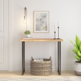 Tablero rectangular madera de acacia borde vivo 100x40x2,5 cm de , Tableros para mesas - Ref: Foro24-370252, Precio: 60,80 €,...