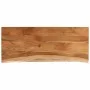 Rectangular acacia wood board live edge 100x40x2.5 cm by , Table tops - Ref: Foro24-370252, Price: 83,85 €, Discount: %