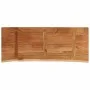 Rectangular acacia wood board live edge 100x40x2.5 cm by , Table tops - Ref: Foro24-370252, Price: 83,85 €, Discount: %