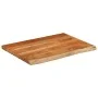 Rectangular bathroom countertop solid acacia wood 70x60x2.5 cm by , Countertops - Ref: Foro24-370259, Price: 73,71 €, Discoun...