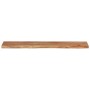 Estante pared rectangular madera acacia borde vivo 120x20x3,8cm de , Estantes y estanterías - Ref: Foro24-370278, Precio: 48,...