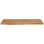 Estante pared rectangular madera acacia borde vivo 60x30x3,8 cm de , Estantes y estanterías - Ref: Foro24-370284, Precio: 42,...