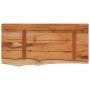 Estante pared rectangular madera acacia borde vivo 60x30x3,8 cm de , Estantes y estanterías - Ref: Foro24-370284, Precio: 42,...