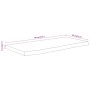 Estante pared rectangular madera acacia borde vivo 60x30x3,8 cm de , Estantes y estanterías - Ref: Foro24-370284, Precio: 42,...