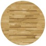 Superficie de mesa redonda madera maciza de roble 23 mm 700 mm de vidaXL, Tableros para mesas - Ref: Foro24-245984, Precio: 9...