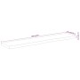 Tablero rectangular madera de acacia borde vivo 160x30x3,8 cm de , Tableros para mesas - Ref: Foro24-370292, Precio: 93,22 €,...