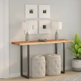 Tablero rectangular madera de acacia borde vivo 110x40x3,8 cm de , Tableros para mesas - Ref: Foro24-370301, Precio: 95,18 €,...