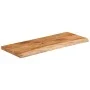 Tablero rectangular madera de acacia borde vivo 110x40x3,8 cm de , Tableros para mesas - Ref: Foro24-370301, Precio: 95,18 €,...