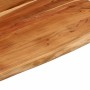 Tablero rectangular madera de acacia borde vivo 90x80x2,5 cm de , Accesorios y productos para escritorios - Ref: Foro24-37026...