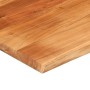 Tablero rectangular madera de acacia borde vivo 90x80x2,5 cm de , Accesorios y productos para escritorios - Ref: Foro24-37026...