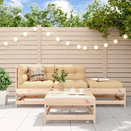 Juego de muebles de jardín 4 piezas madera maciza de pino de , Conjuntos de jardín - Ref: Foro24-3186494, Precio: 227,07 €, D...