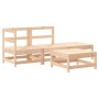 Juego de muebles de jardín 4 piezas madera maciza de pino de , Conjuntos de jardín - Ref: Foro24-3186494, Precio: 227,07 €, D...
