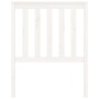 Cabecero de cama madera maciza de pino blanco 81x6x101 cm de , Cabeceros y pies de cama - Ref: Foro24-818496, Precio: 44,37 €...