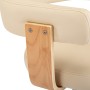 Taburetes de cocina 2 uds cuero sintético madera curvada crema de , Taburetes de cocina - Ref: Foro24-327337, Precio: 200,55 ...