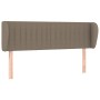 Cabecero de tela gris taupe 147x23x78/88 cm de , Cabeceros y pies de cama - Ref: Foro24-3117384, Precio: 69,90 €, Descuento: %