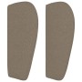 Cabecero de tela gris taupe 147x23x78/88 cm de , Cabeceros y pies de cama - Ref: Foro24-3117384, Precio: 69,90 €, Descuento: %