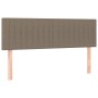 Cama box spring con colchón tela gris taupe 140x190 cm de , Camas y somieres - Ref: Foro24-3140213, Precio: 428,47 €, Descuen...