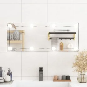 Rectangular wall mirror with glass LED lights 30x80 cm by , Mirrors - Ref: Foro24-3189150, Price: 47,60 €, Discount: %