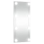 Espejo de pared rectangular con luces LED vidrio 30x80 cm de , Espejos - Ref: Foro24-3189150, Precio: 48,52 €, Descuento: %