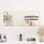 Rectangular wall mirror with glass LED lights 30x80 cm by , Mirrors - Ref: Foro24-3189150, Price: 47,60 €, Discount: %