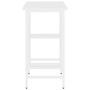 Escritorio para ordenador de MDF y metal blanco 80x40x72 cm de , Escritorios - Ref: Foro24-20555, Precio: 60,86 €, Descuento: %