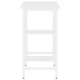 MDF and white metal computer desk 80x40x72 cm by , Desks - Ref: Foro24-20555, Price: 59,87 €, Discount: %