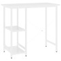 Escritorio para ordenador de MDF y metal blanco 80x40x72 cm de , Escritorios - Ref: Foro24-20555, Precio: 60,86 €, Descuento: %