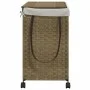 Cesto para ropa sucia con ruedas ratán 60x35x60,5 cm de , Cestas para ropa - Ref: Foro24-372039, Precio: 86,15 €, Descuento: %