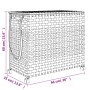 Cesto de ropa sucia con ruedas ratán marrón oscuro 66x35x60 cm de , Cestas para ropa - Ref: Foro24-372045, Precio: 93,71 €, D...