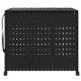 Cesto para ropa sucia con ruedas ratán negro 66x35x60 cm de , Cestas para ropa - Ref: Foro24-372047, Precio: 83,20 €, Descuen...