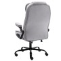Silla de oficina de terciopelo gris claro en Sillas de oficina | Comprar online en Foru.es